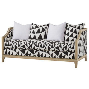 Geometric Pattern Upholstered Sofa | Andrew Martin Henry
