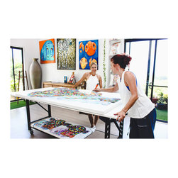 Tracey Keller in Her Studio - Bliss - Paintings