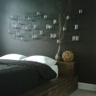Bedroom - contemporary bedroom idea in Atlanta