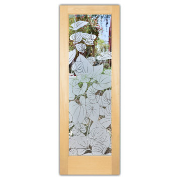 Front Door - Anthurium - Maple - 36" x 96" - Book/Slab Door