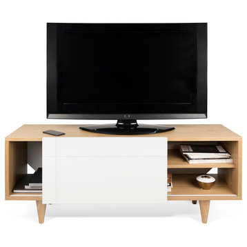 Cruz Modern Small Wood Tv Table