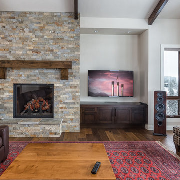 Living Room Media with Revel Speakers