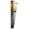 Hubbardton Forge 206251-1038 Banded Wall Torch Sconce in Oil Rubbed Bronze