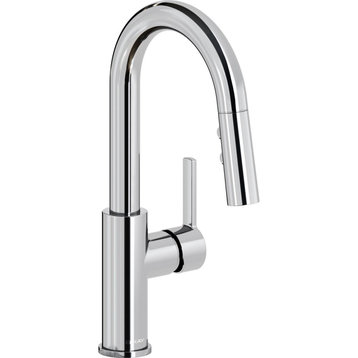 Elkay Avado 1.8 GPM Pullout Spray 1 Hole Bar Faucet Chrome, LKAV3032CR
