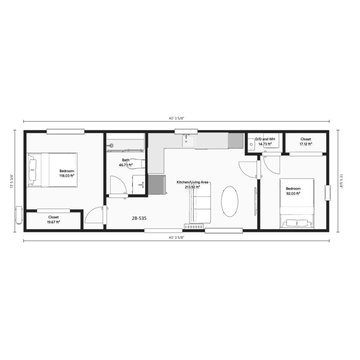 Two Bedroom Floorplans 2B-535