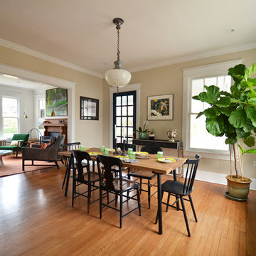 An Eclectic Living and Dining Room