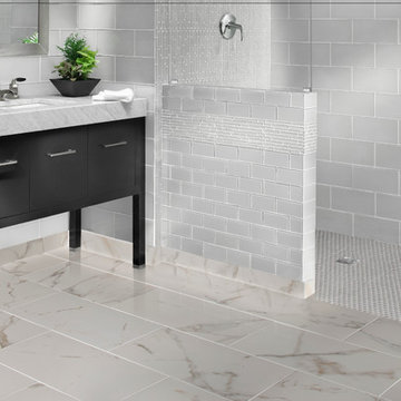 Pure® Snow White Glass Bathroom
