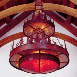 Evergreen Two-Tier Chandelier - Chandeliers