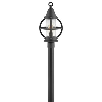 Hinkley Chatham Medium Post Top Or Pier Mount Lantern, Museum Black