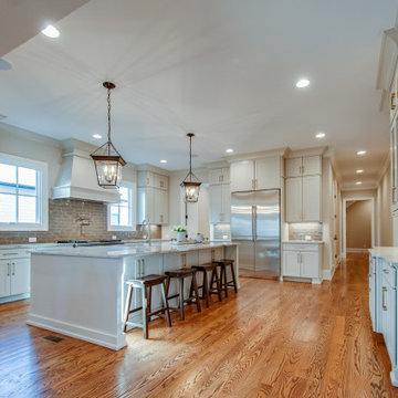 Nashville, TN Kitchen | Craftsman White Cabinets | Timberland Cabinetry Company