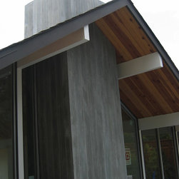 Board Form Fireplace - Indoor Fireplaces