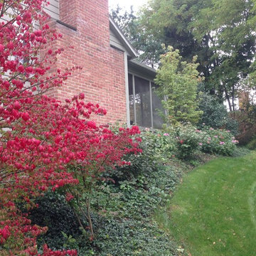 Flowering Porch Planting - Pittsford, NY
