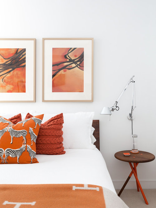Turquoise And Orange Room Decor | Houzz