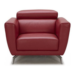 Sierra Leather Chair - Armchairs And Accent Chairs
