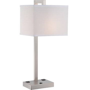 Contento Table Lamp - Polished Steel
