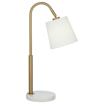 Pacific Coast Westford 1-Light Table Lamp 527H0, Warm Antique Brass