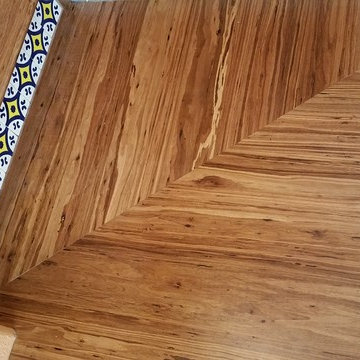Mocha Eucalyptus Floor Treads with Pattern
