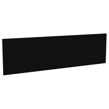 Safco Aberdeen 72" Fabric Upholstered Hutch Tack Panel in Black