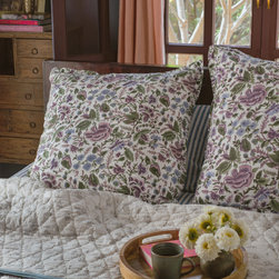 Jamila Blue Euro Pillow Sham - Products