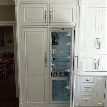 Custom Kitchen Refrigerator Hideaway
