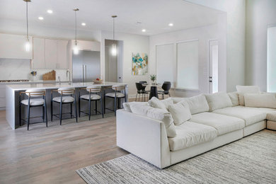 Inspiration for a modern living room remodel in Houston