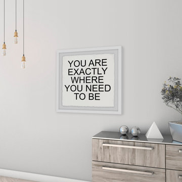 "Where You Need to Be II" Framed Painting Print