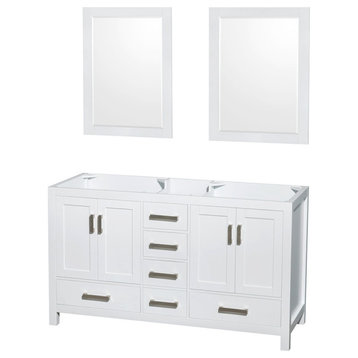 Wyndham Collection WCS141460DSXXM24 Sheffield 59" Double - White
