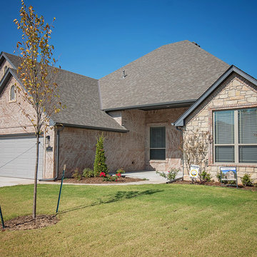 Brick Home with Stone Accents