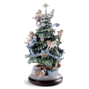 Lladro Great Christmas Tree Figurine 01008477