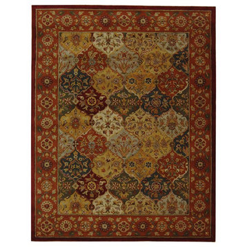 Safavieh Heritage Collection HG510 Rug, Multi/Red, 12' X 15'