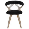 The Monte Dining Chair, Light Gray and Black