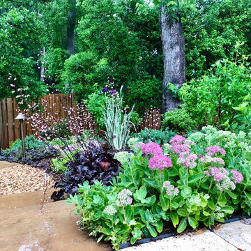 Pool-side Color Garden.