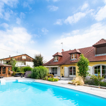 Réaménagement abords de piscine et jardin