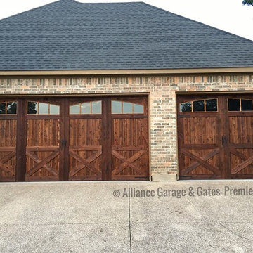 Custom Handcrafted Wood Garage Doors