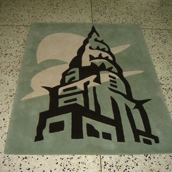 Chrysler Building Handtufted Rug - Area Rugs