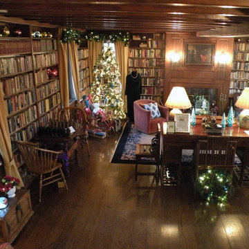 Pearl S. Buck House - Large Library - Festival of Trees