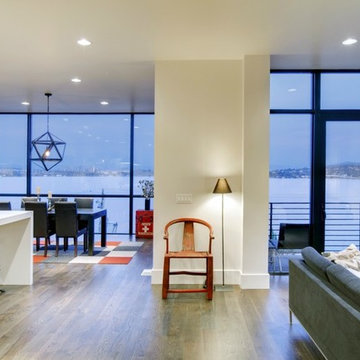20131010 Modern Lake Washington View home by Traditional Urban Builders
