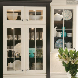 KraftMaid: Onyx Contrasting Back Panel - Kitchen Cabinetry