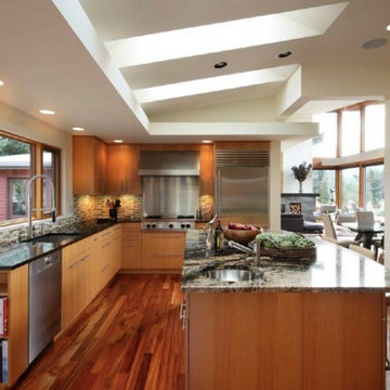 Northwest Modern Rural Residence Kitchen
