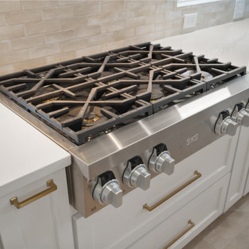 Stainless Gas Rangetop with Heavy Cast Iron Grates