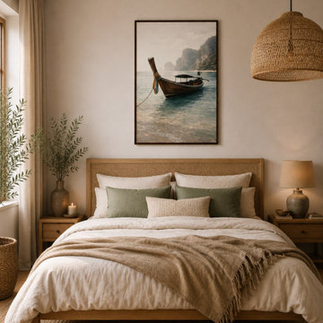 Tropical Seascape Calm – Tropical Coastal Wall Art