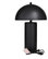 CosmoLiving by Cosmopolitan Black Metal Contemporary Table Lamp, 14" x 14" x 22"