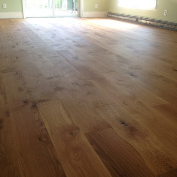 Montauk 7" Character Grade White Oak installed and finished with WOCA Natural