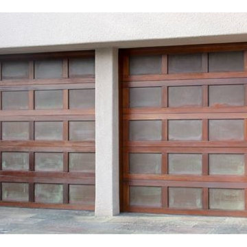Wood Contemporary Garage Doors
