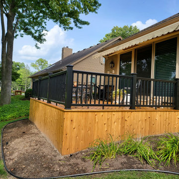 Stone Oak Cedar Deck