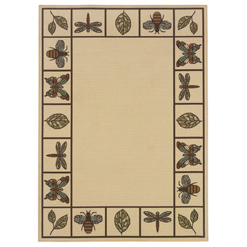 Montego 2266W Ivory/Brown 7'10" x 10'10" Rug