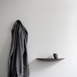 Gridy Fungi - Shelf Dark Ash Large - Display And Wall Shelves 