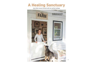 The farm house in Malibu Times Magazine