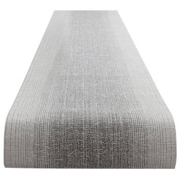 Ombre Table Runner, Silver