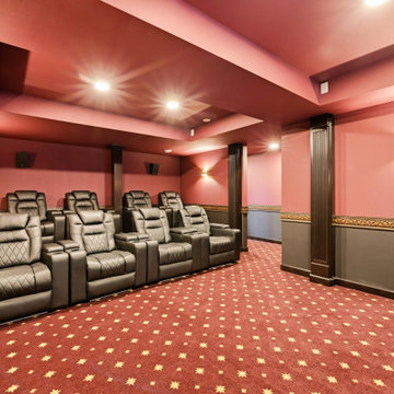 Custom Theater Focused Basement - Delafield, WI